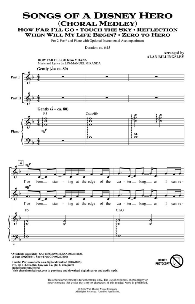 Songs Of A Disney Hero
